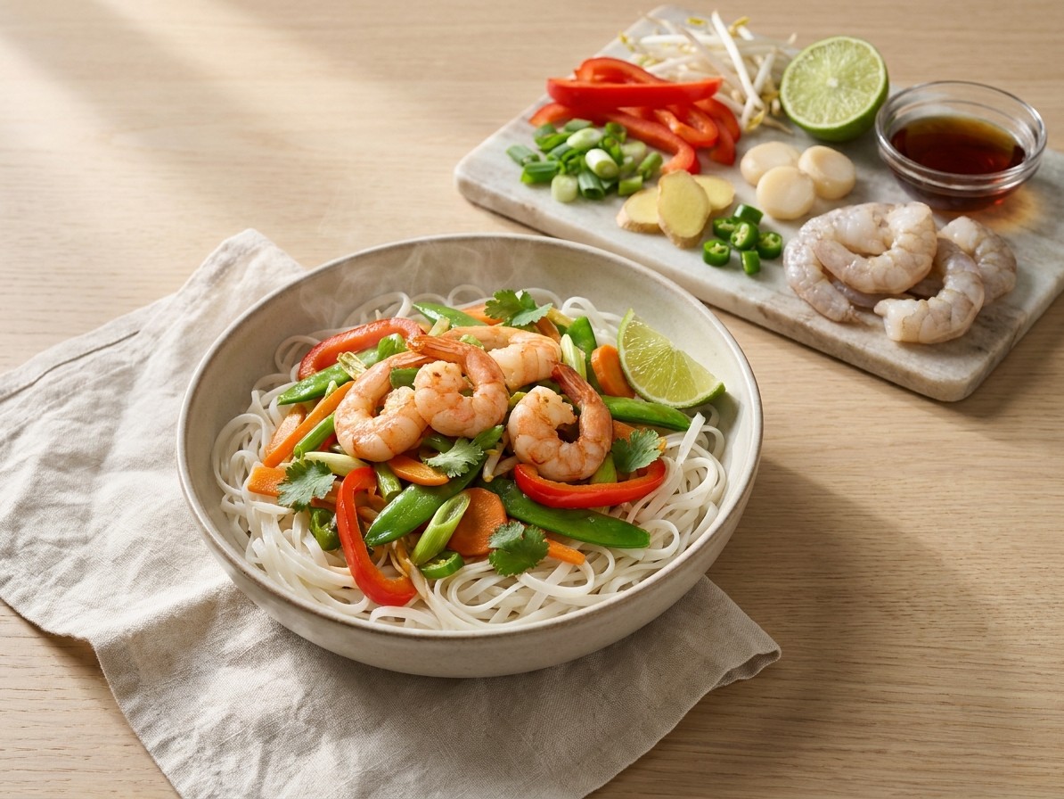 Thai Prawn and Ginger Stir-Fry