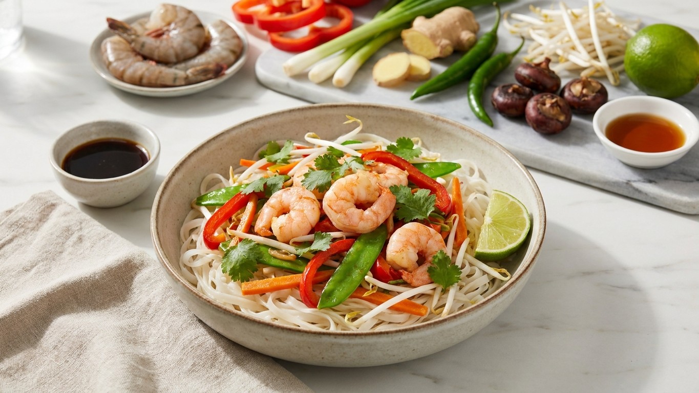 Thai Prawn and Ginger Stir-Fry