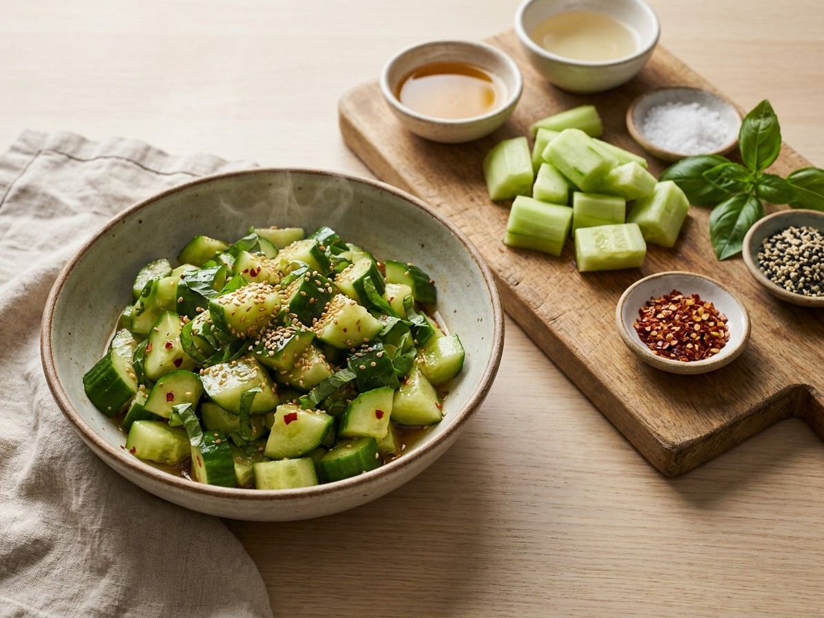 Sesame Cucumber Salad