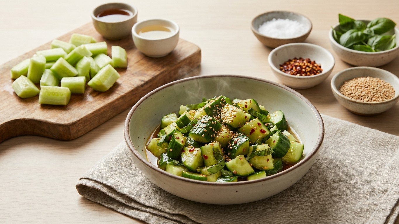 Sesame Cucumber Salad