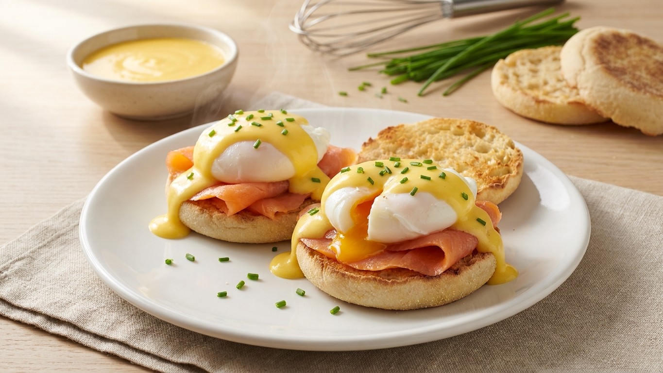 Smoked Salmon Eggs Benedict