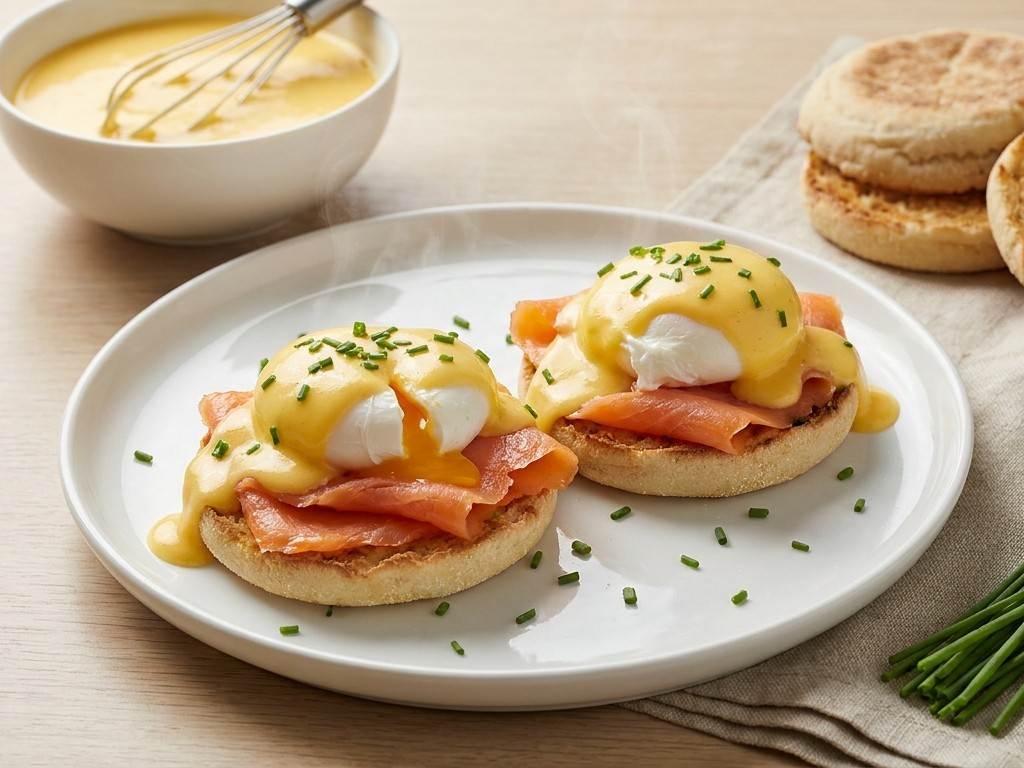 Smoked Salmon Eggs Benedict