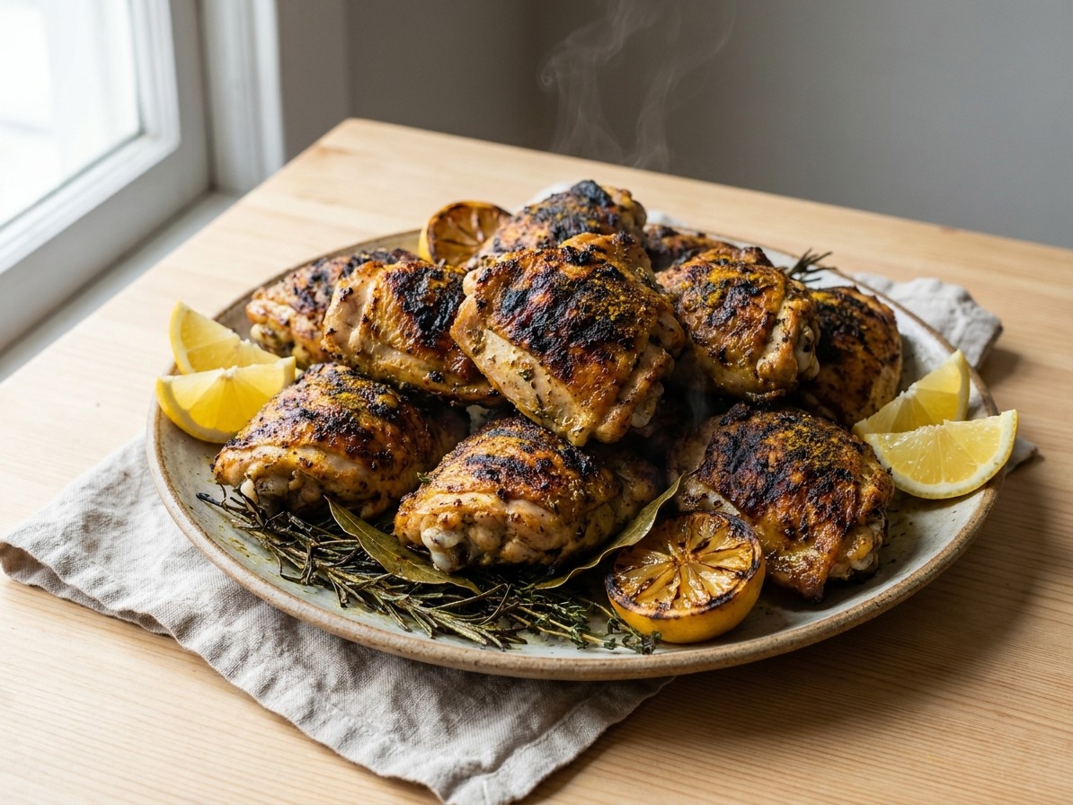 Spiced Smoky Barbecued Chicken