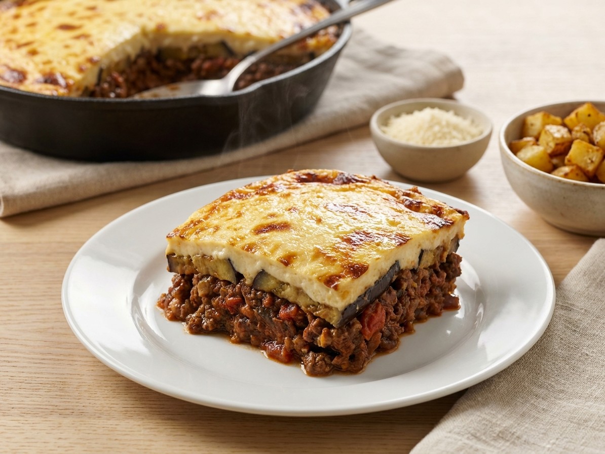 Weeknight Greek Moussaka