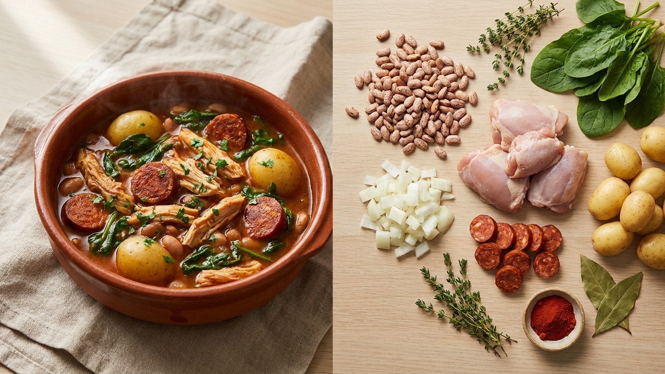 Spanish Beans with Chicken and Chorizo