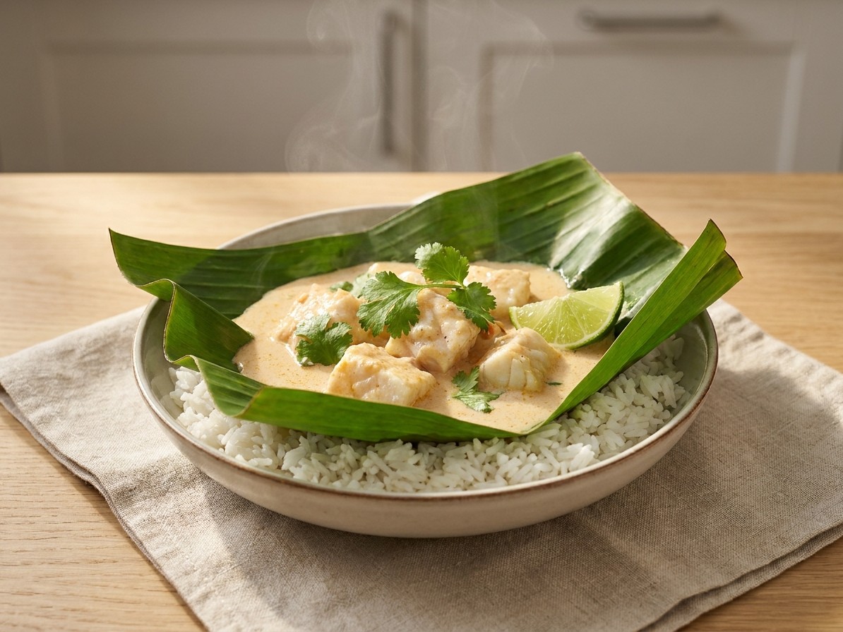Amok Trey (Cambodian Fish Curry)