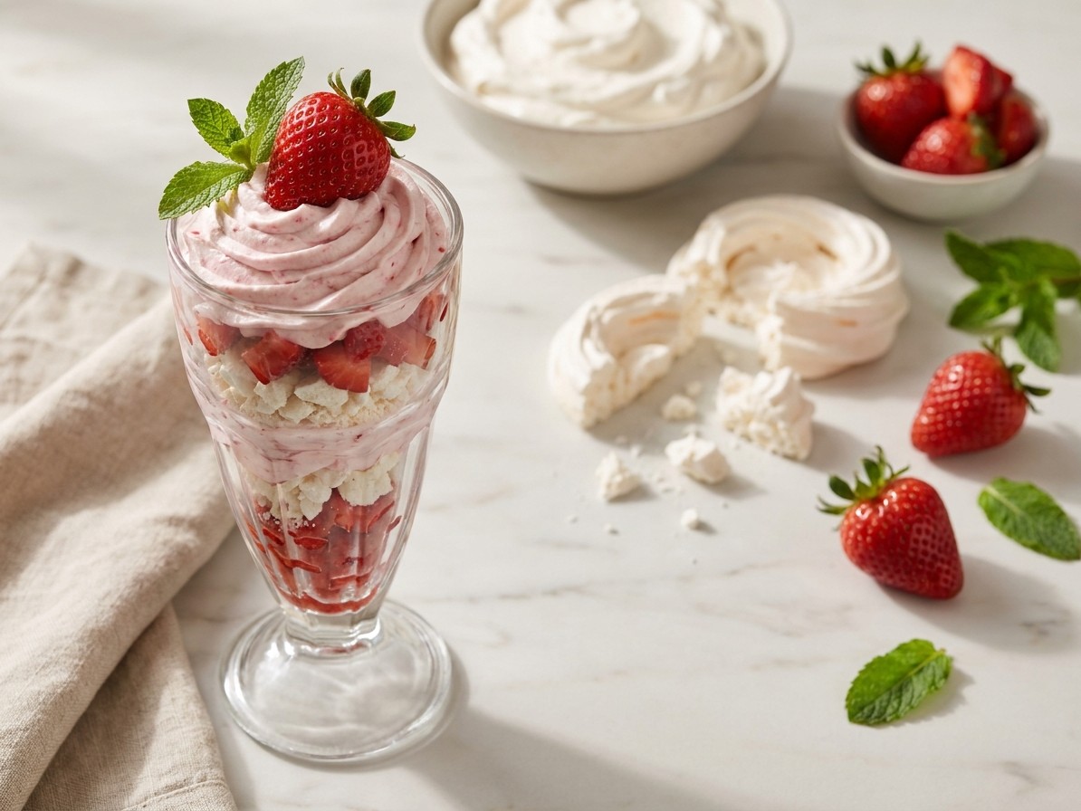 Strawberry Eton Mess