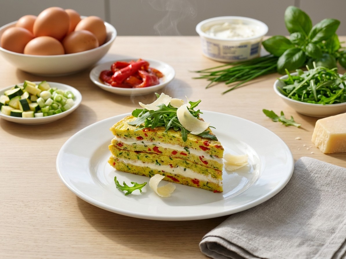 Provençal Omelette Cake