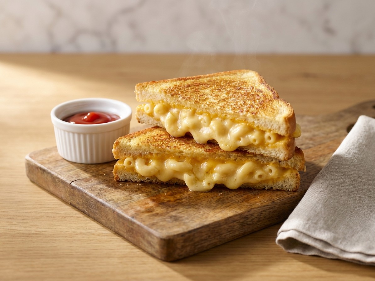 Grilled Mac and Cheese Sandwich