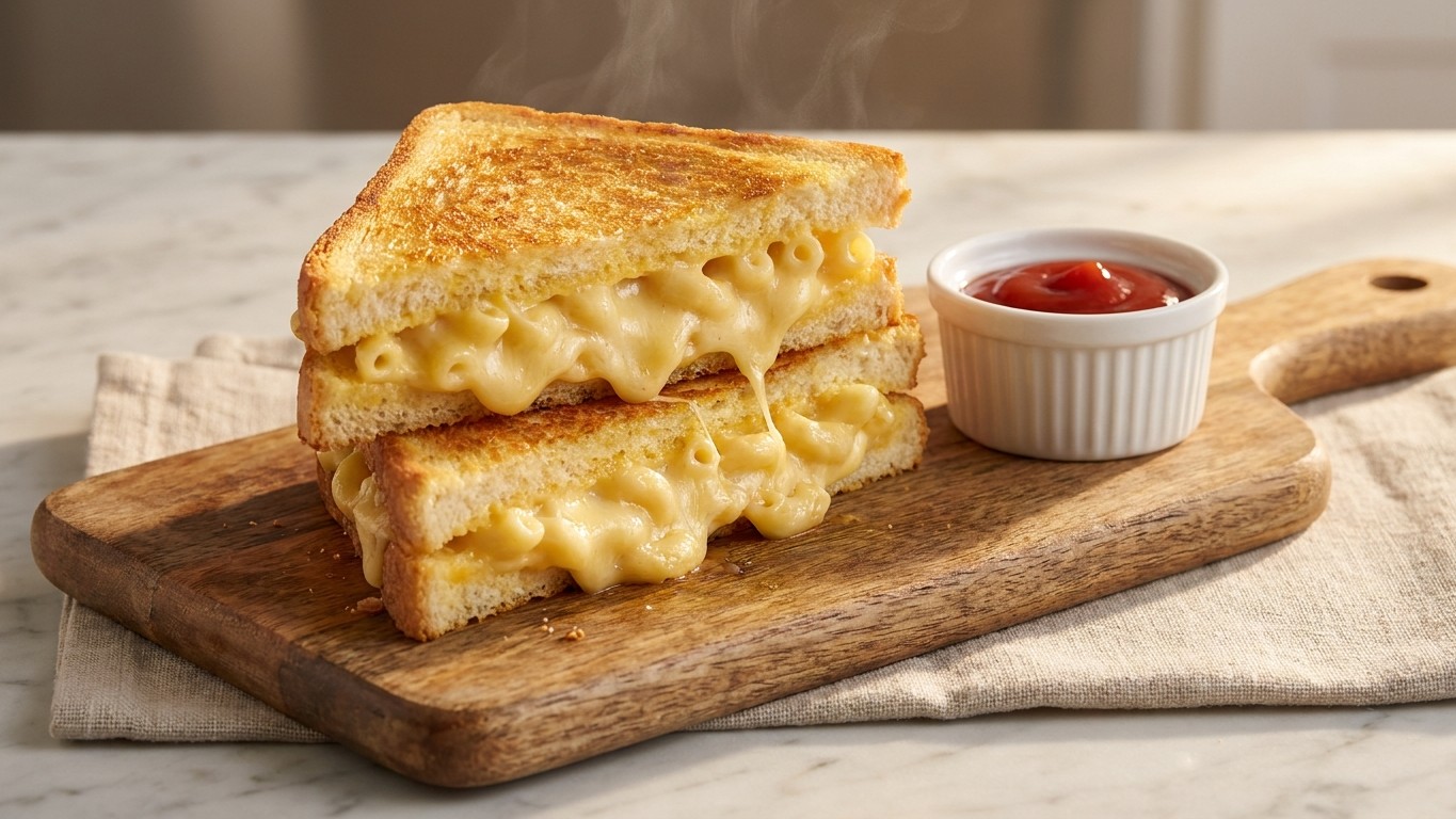 Grilled Mac and Cheese Sandwich