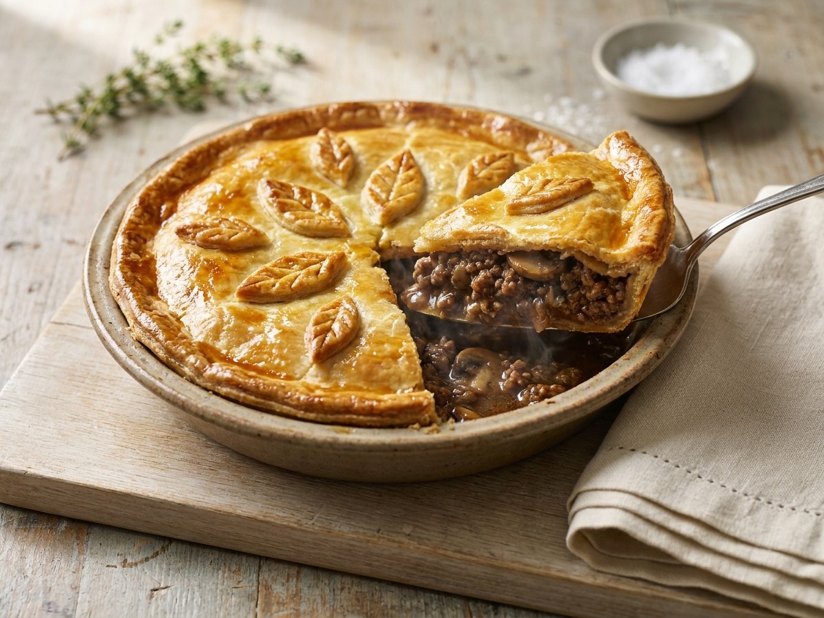 Classic Minced Beef Pie
