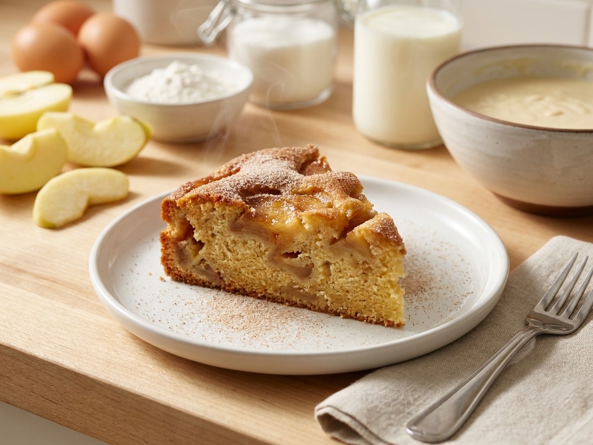 Grandmother's Soft Apple Pie
