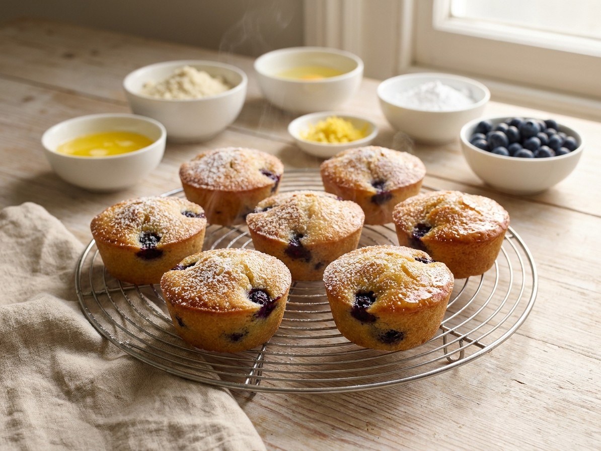 Blueberry Lemon Friands