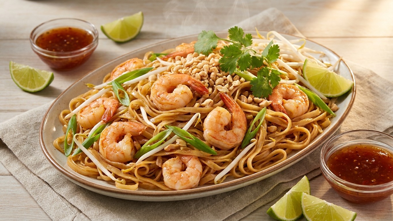 Easy Shrimp Pad Thai