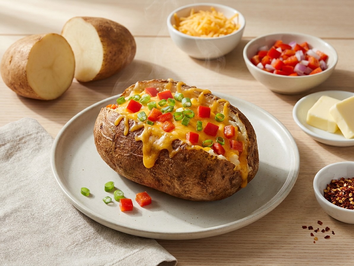 Turkish Kumpir (Loaded Baked Potato)
