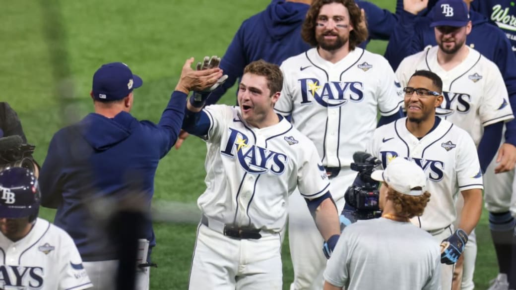 Rays Avoid World Series Sweep With 12th-Inning Rally