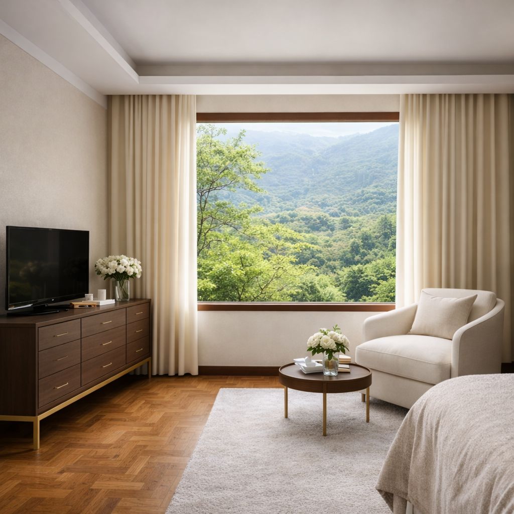 Vista para a cachoeira — Suíte Master