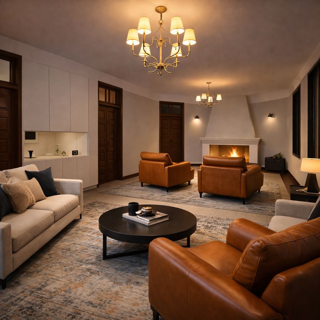 Sala Inverno com lareira