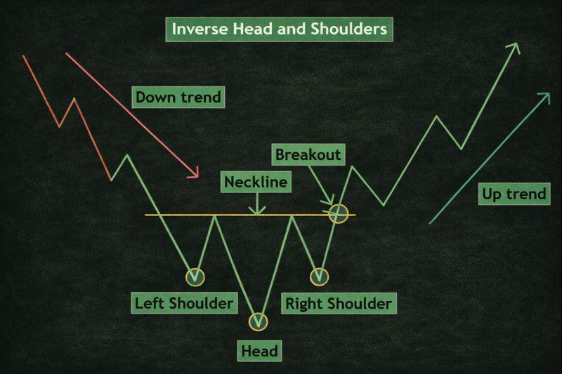 chart pattern -> Inverse Head and Shoulders visual chart 4
