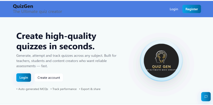 Intelligent Quiz Management System with Auto-Generated Questions