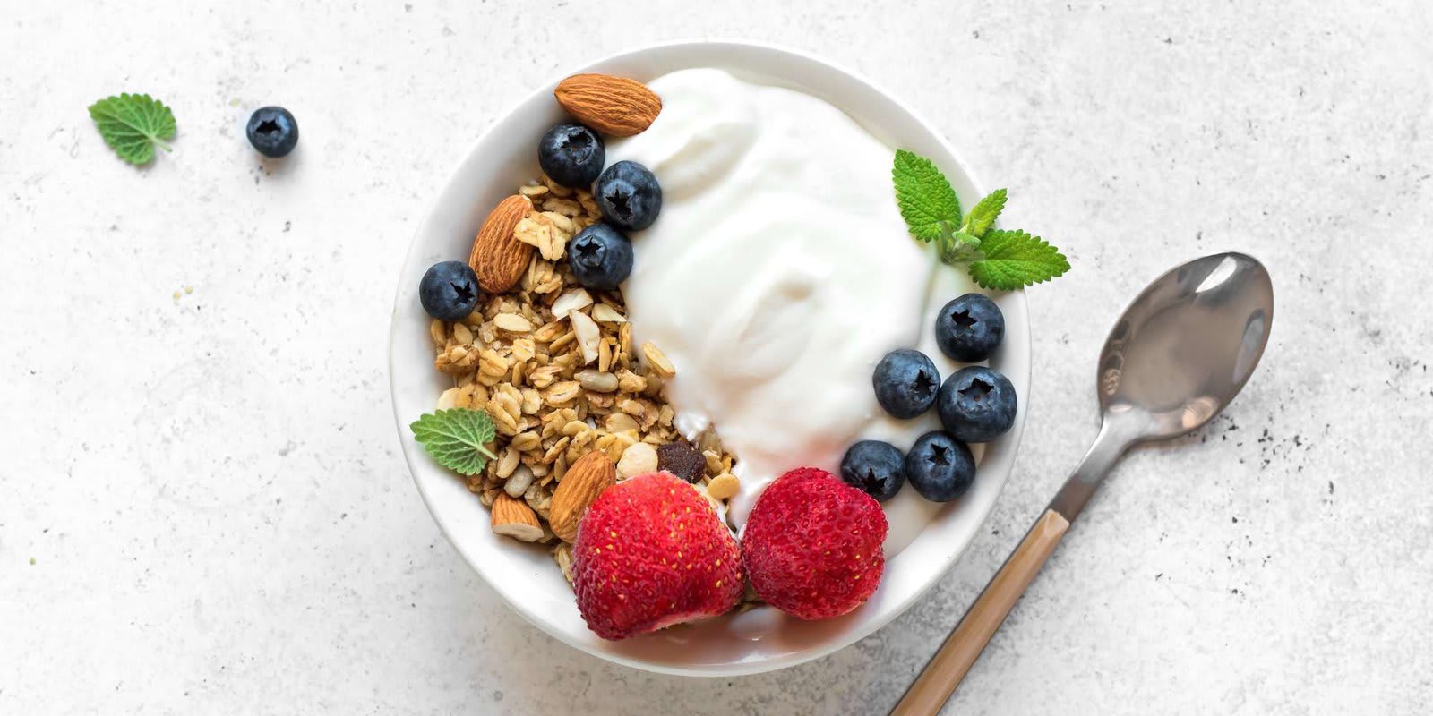 Mediterranean Greek Yogurt Parfait with Berries and Nuts