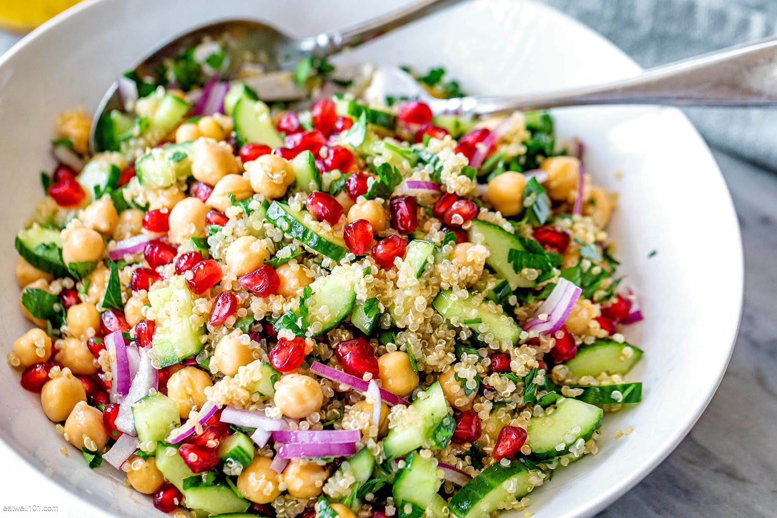 Large Quinoa & Chickpea Salad