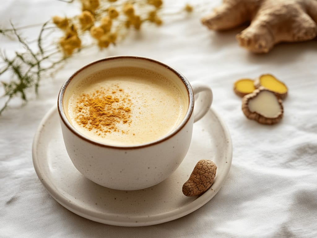 Adaptogenic Sweeteners Golden Milk Latte