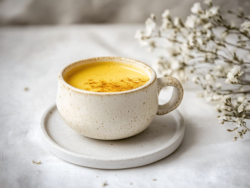Adaptogenic Sweeteners Golden Milk Latte
