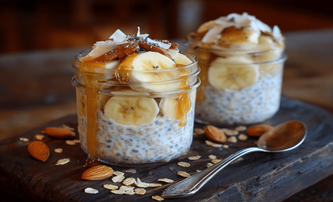 Dive into Delicious Banana Overnight Oats