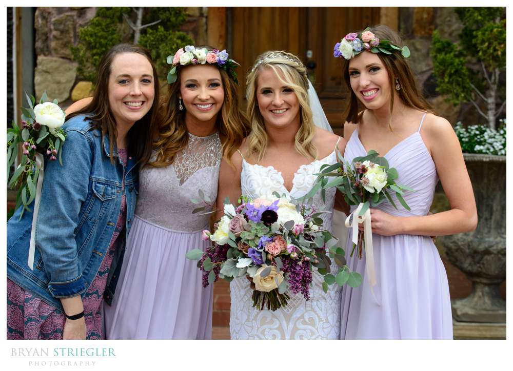 bride with wedding planner