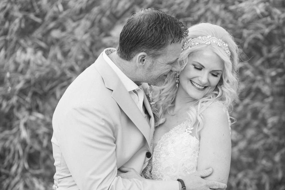 bride and groom at Ravington