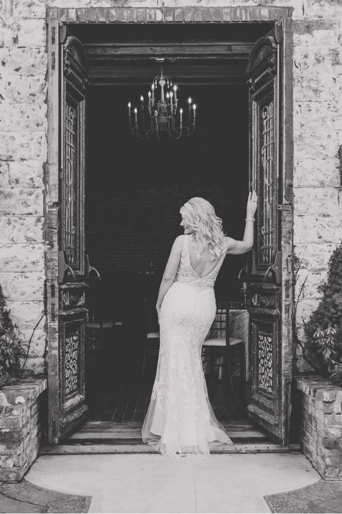 bride in door of Ravington