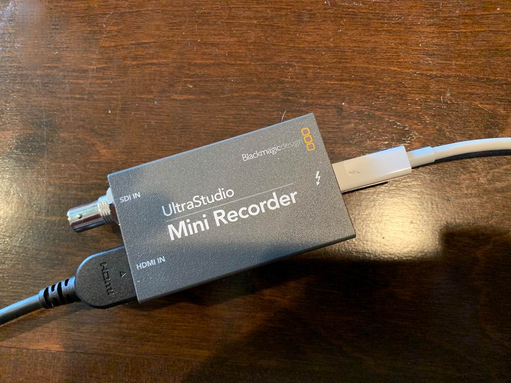 Ultrastudio mini for live streaming