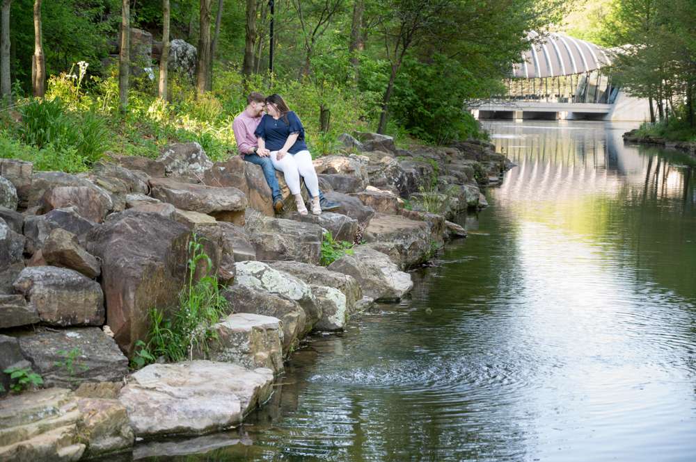 photos by a creek