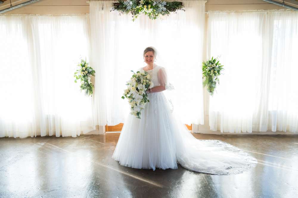 Bride at Barn at the Springs