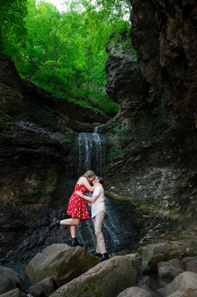 engagement photo at