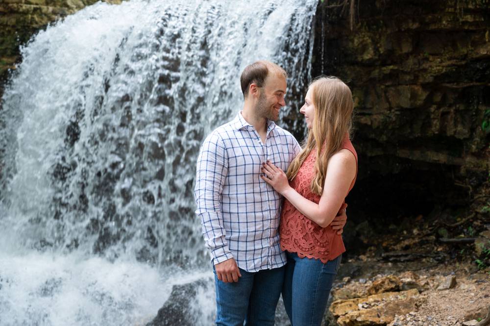 big waterfall at Tanyard Creek