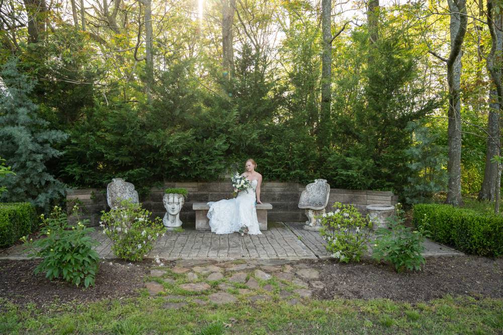 bridal portraits at MattLane Farm