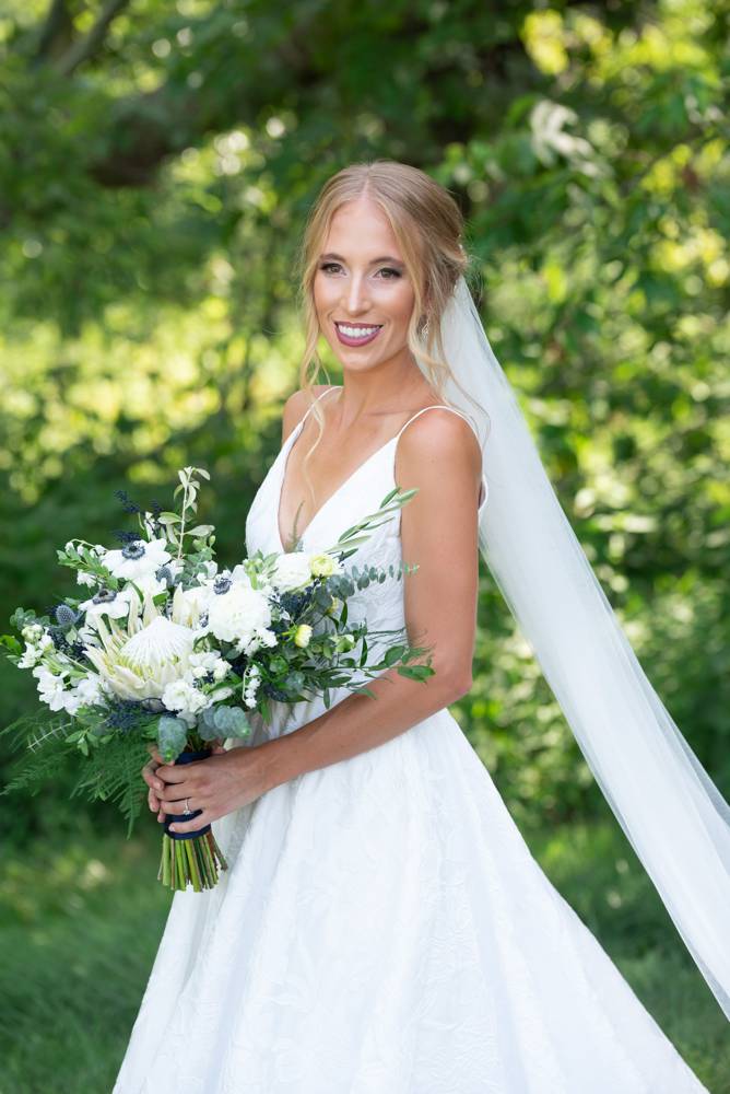 bridal portrait at Osage House
