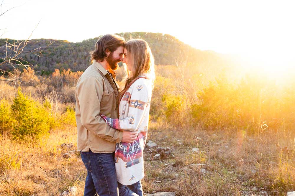 engagement photos in state park