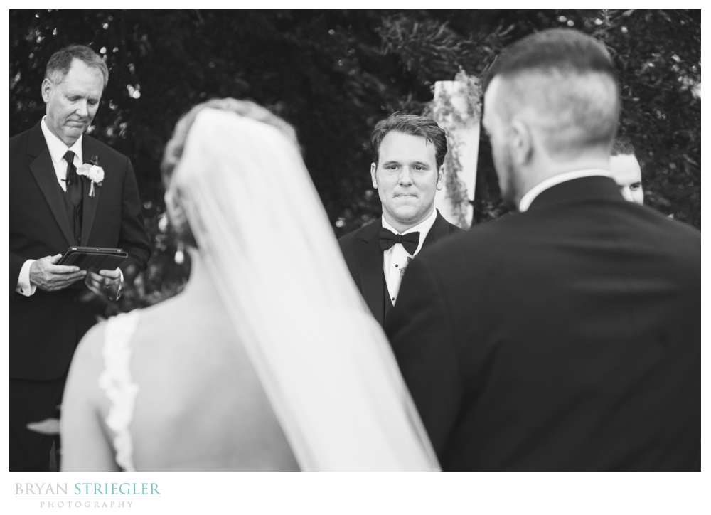 groom seeing the bride