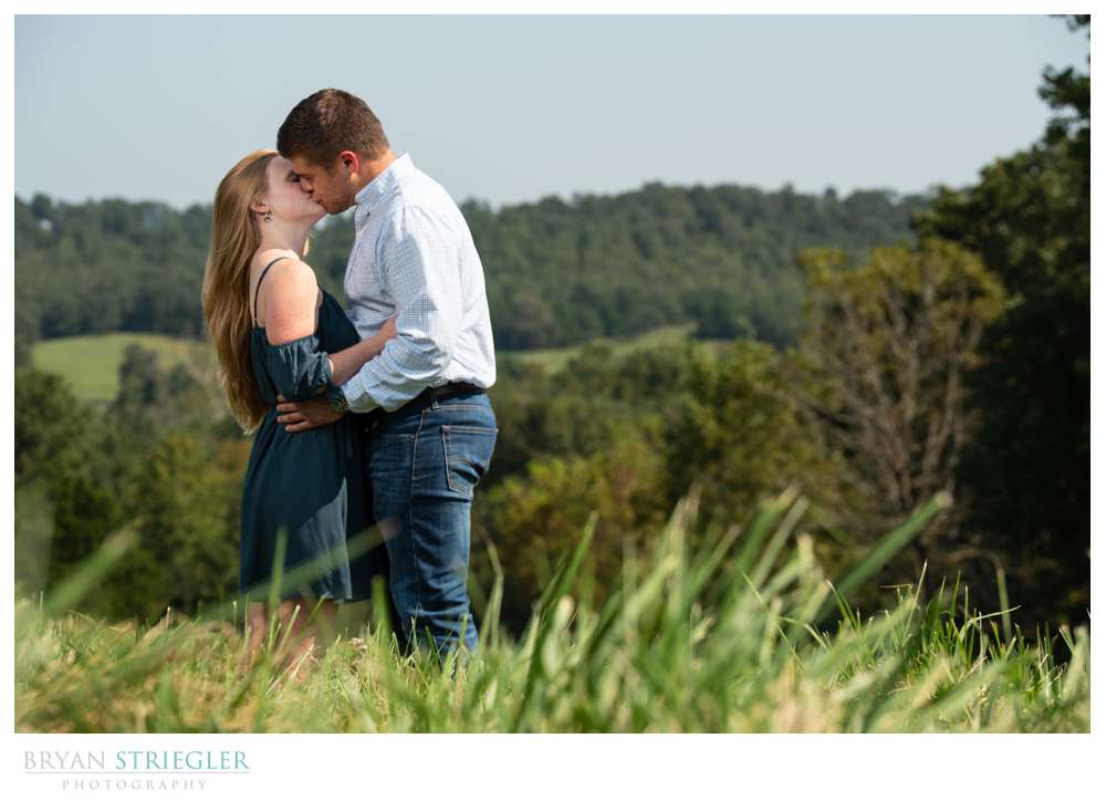 engagements with view of mountains