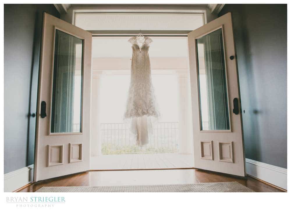 dress hanging in Autumn's Ridge