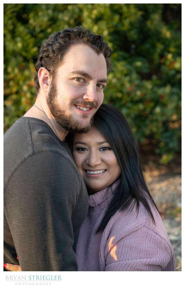 December engagement photos