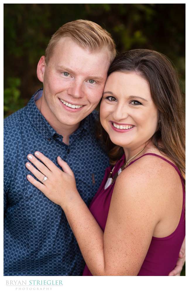 engagement portrait of couple