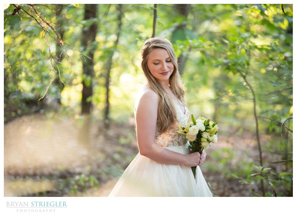 bridals in a forest
