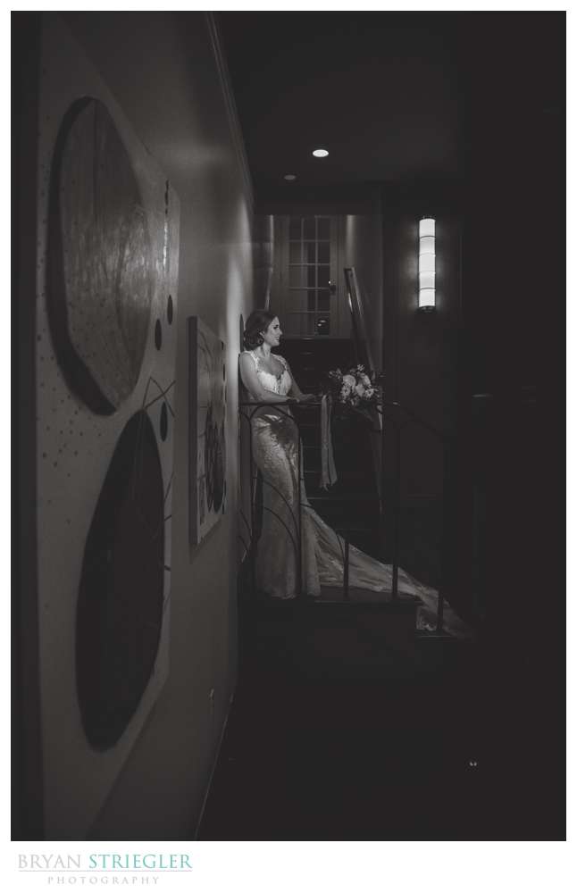 noire style bridal portrait