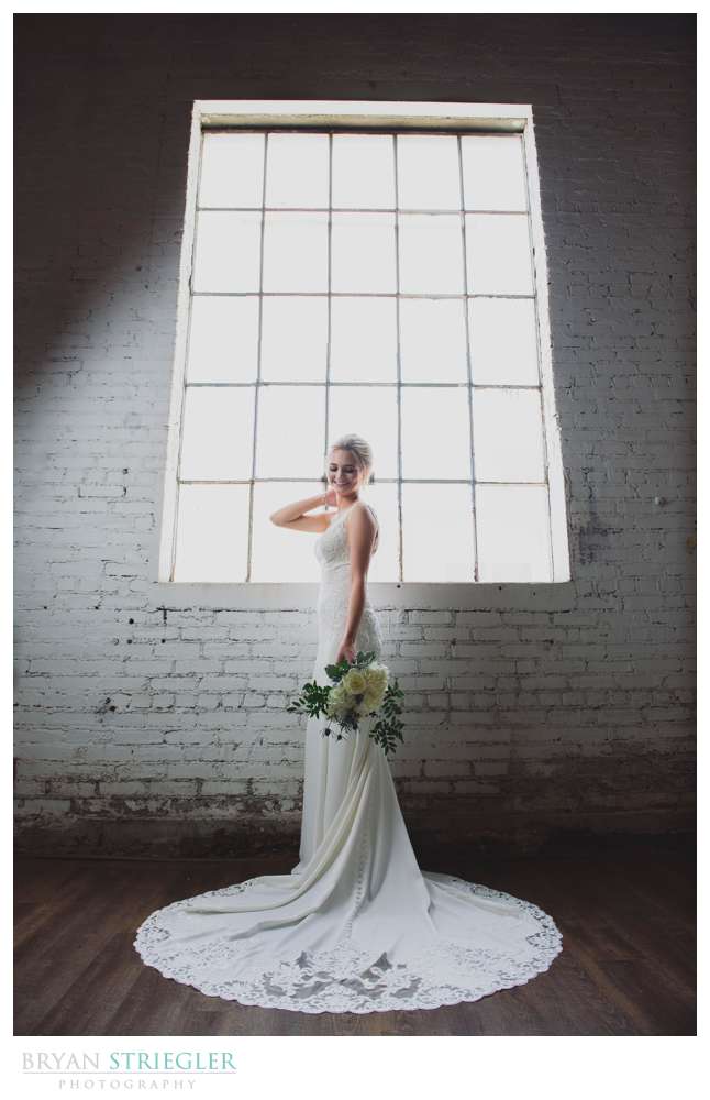large windows at Brick Ballroom in Siloam Springs
