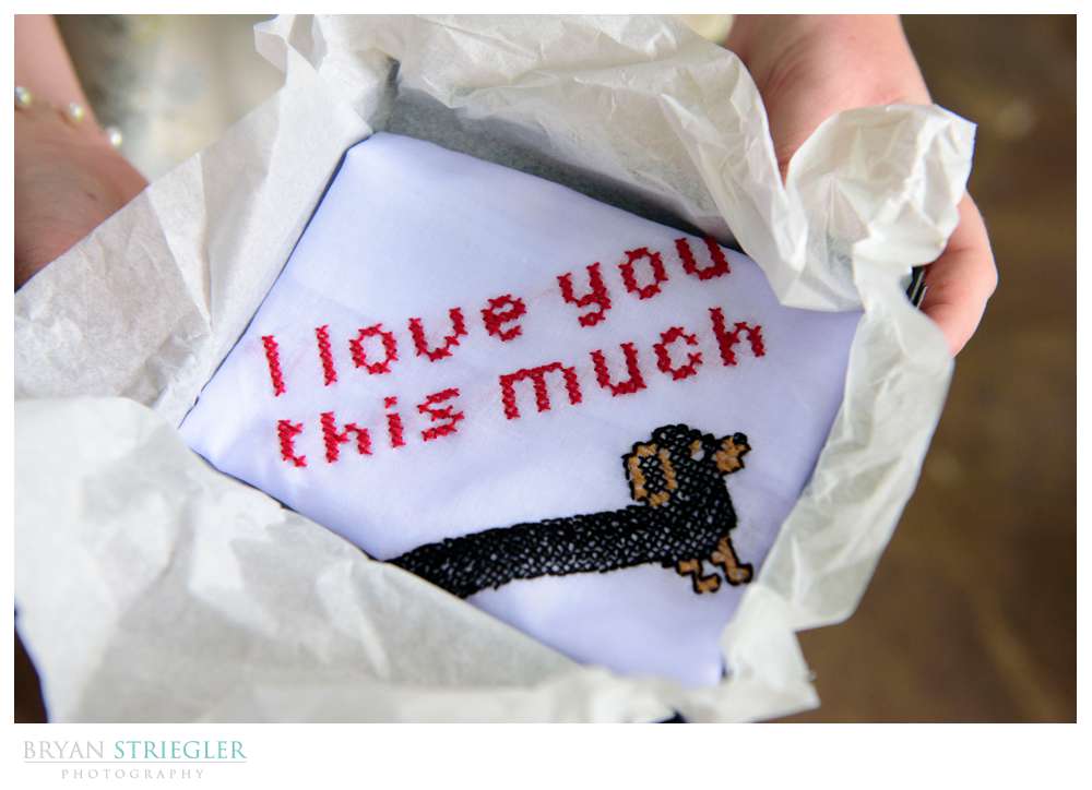 personalized gift to groom