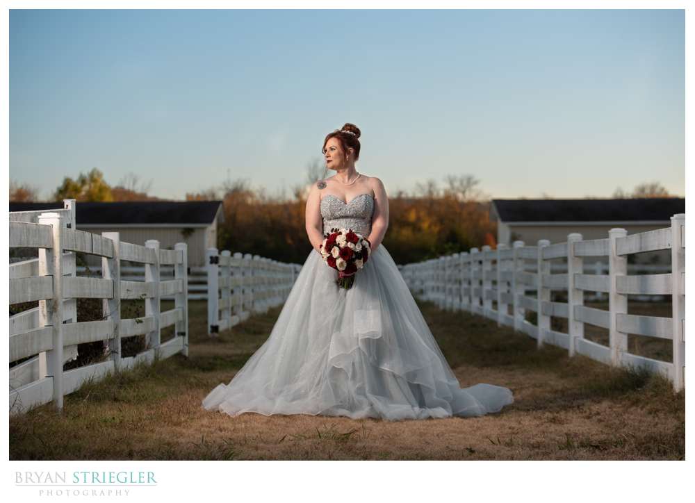 country bridal portraits